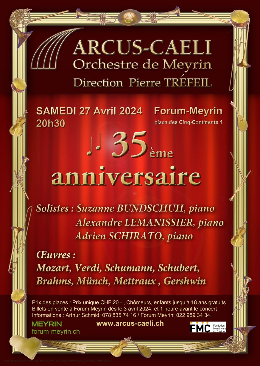 Affiche du 35ème anniversaire, 27 avril 2024